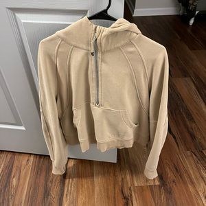 Lululemon Tan Scuba Hoodie